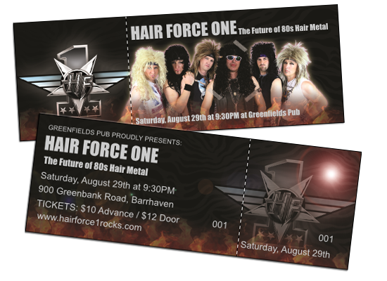 Hair Force 1 tickets
